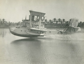 British flying boat at Basra, 1930